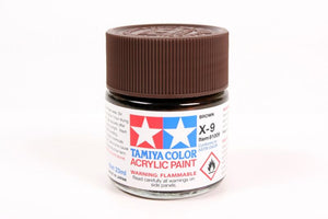 Tamiya Acrylic X-9 Brown, 23ml Bottle