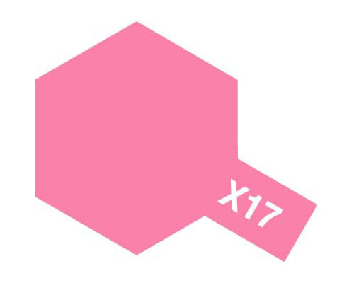 Tamiya Acrylic X-17 Pink Paint, 23ml Bottle