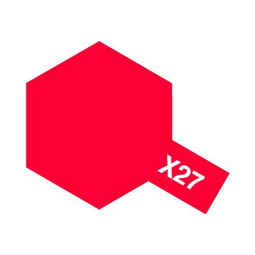Tamiya Acrylic Mini X-27 Clear Red Paint