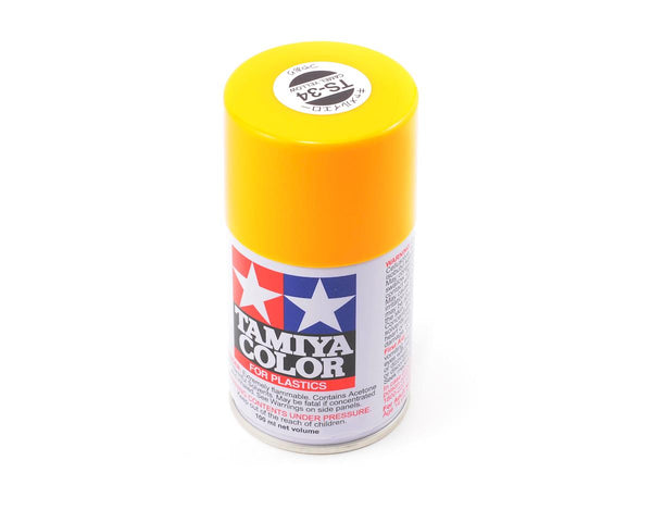 Tamiya 85034 TS-34 Camel Yellow Lacquer Spray Paint 100ml