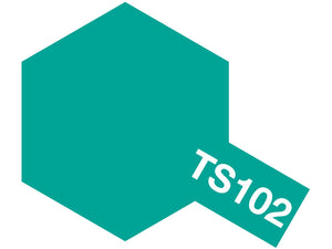 Tamiya TS-102 Cobalt Green Spray Paint, 100ml Spray Can