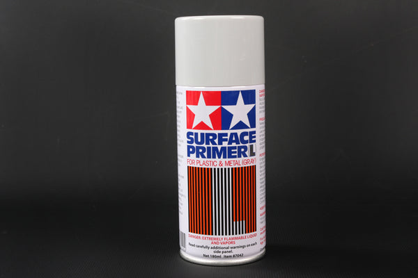 Tamiya SURFACE PRIMER L GRAY 180ML SPRAY CAN