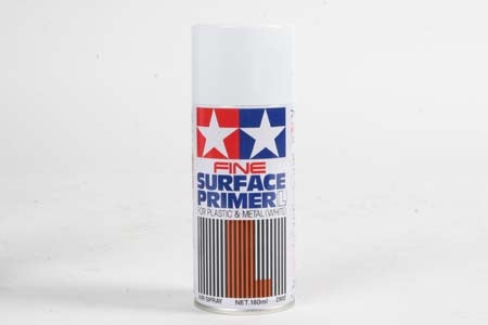 Tamiya Fine Surface Primer, Light Grey