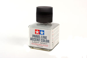 Tamiya Panel Line Accent Color Light Gray 40ml Bottle