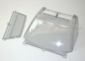 Tamiya T Parts Tree, Clear Glass for Bruiser and Hilux Toyota Cab