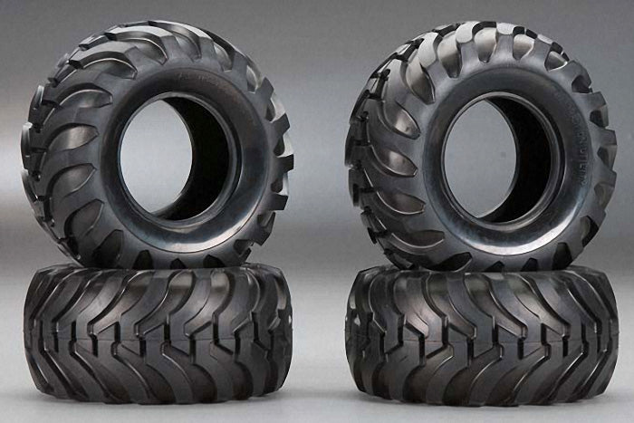 Tamiya Tire Set, for Blackfoot and Bruiser (4pcs)