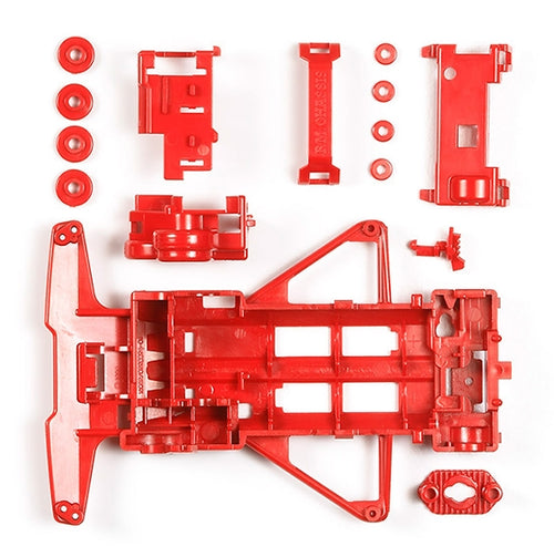 Tamiya JR FM Reinforced Chassis (Red)