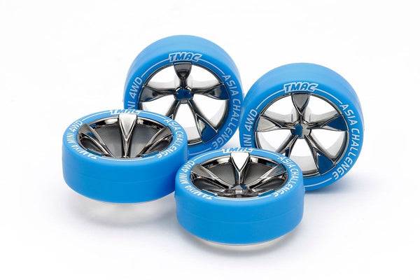 Tamiya JR LP Small Diameter Tires / Wheel 5-Spoke/Black Plated