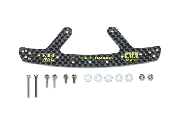 Tamiya JR HG Front Bumper Plate, Carbon 1.5mm
