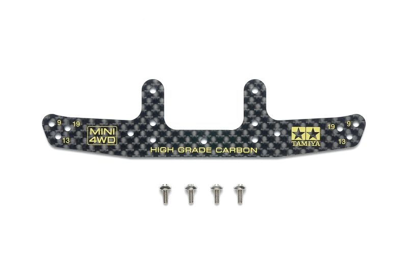 Tamiya JR HG Rear Bumper Plate, Carbon 1.5mm