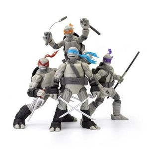 ToyShnip Teenage Mutant Ninja Turtles BST AXN Turtles IDW Comic Black and White 5-Inch Action Figure 4-Pack - SDCC 2023