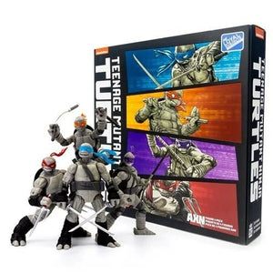 ToyShnip Teenage Mutant Ninja Turtles BST AXN Turtles IDW Comic Black and White 5-Inch Action Figure 4-Pack - SDCC 2023