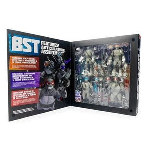 ToyShnip Teenage Mutant Ninja Turtles BST AXN Turtles IDW Comic Black and White 5-Inch Action Figure 4-Pack - SDCC 2023