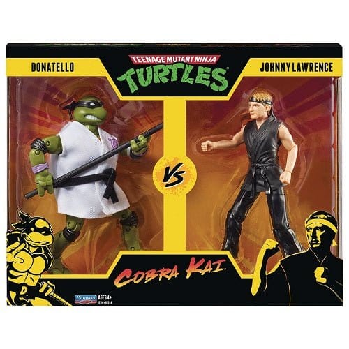 ToyShnip Teenage Mutant Ninja Turtles X Cobra Kai - Donatello Vs. Johnny Lawrence 2-Pack Action Figures — Action & Toy