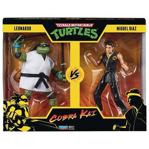 ToyShnip Teenage Mutant Ninja Turtles X Cobra Kai - Leonardo Vs. Miguel Diaz 2-Pack Action Figures — Action & Toy Figures