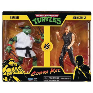 ToyShnip Teenage Mutant Ninja Turtles X Cobra Kai - Raphael Vs. John Kreese 2-Pack Action Figures — Action & Toy Figures