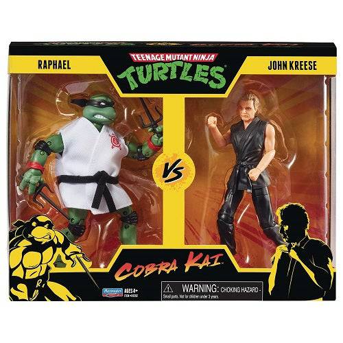 ToyShnip Teenage Mutant Ninja Turtles X Cobra Kai - Raphael Vs. John Kreese 2-Pack Action Figures — Action & Toy Figures