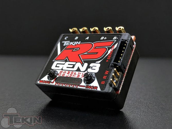 Tekin RS Gen3 BL Sensored/Sensorless D2 ESC 8.5 Turn Limit