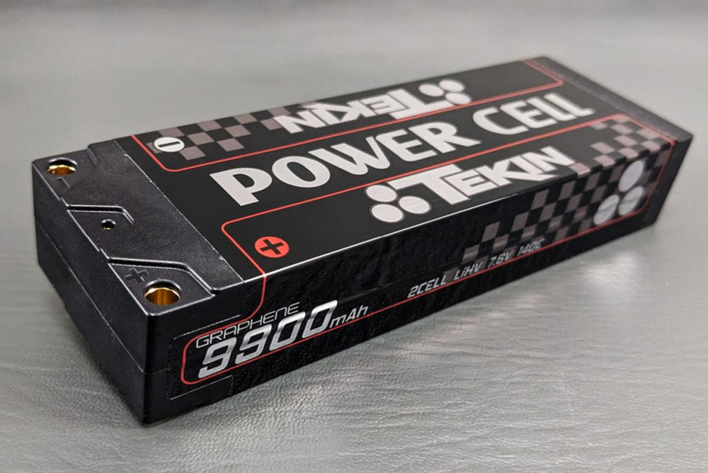 Tekin 2S HV 7.6V 9900mAh 140C Stick 5mm Bullets