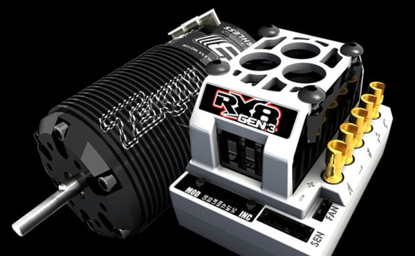 Tekin Rx8Gen3 BL ESC - 4030 T8Gen3 BL Motor 1900kV 1/8 System