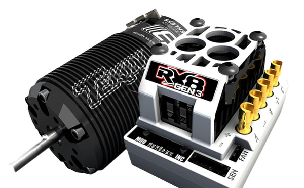 Tekin Rx8Gen3 BL ESC - 4038 T8Gen3 BL Motor 2250kV 1/8 System