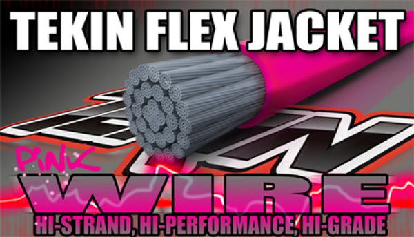 Tekin FlexWire 12awg 3' Pink