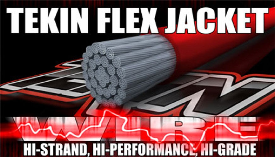 Tekin FlexWire 12awg Silicon Power Wire 3' Black