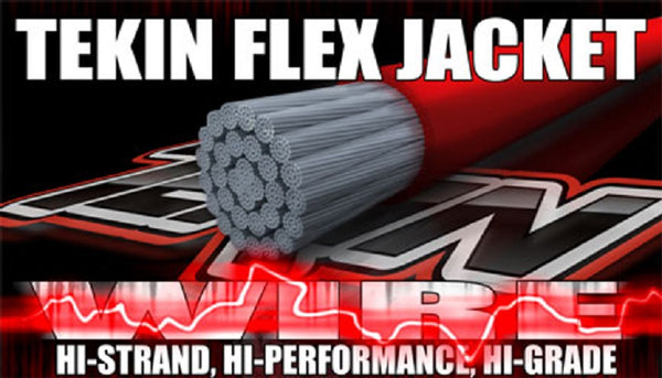 Tekin FlexWire 12awg Silicon Power Wire 3' Black