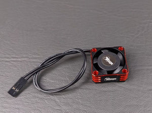Tekin Fan 25x25x10 Hiflow Black/Red, 2pin 180mm