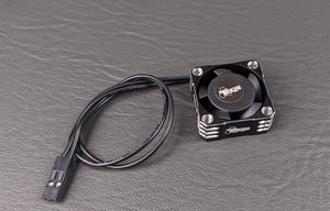 Tekin Fan 25x25x10 Hiflow Black/ Silver, 2pin 180mm