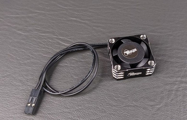 Tekin Fan 25x25x10 Hiflow Black/ Silver, 2pin 180mm