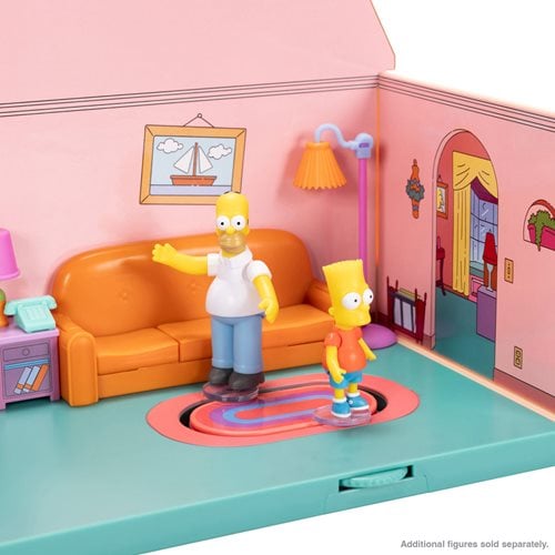 ToyShnip The Simpsons House Living Room Diorama Playset — Action Figure