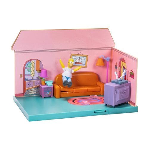 ToyShnip The Simpsons House Living Room Diorama Playset — Action Figure