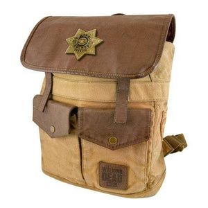 ToyShnip The Walking Dead Sheriff Rick Grimes' Desert Brown Backpack — Toys & Games