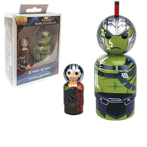 ToyShnip Thor: Ragnarok Thor and Hulk Pin Mate Wooden Figure Set of 2 — Toys & Games