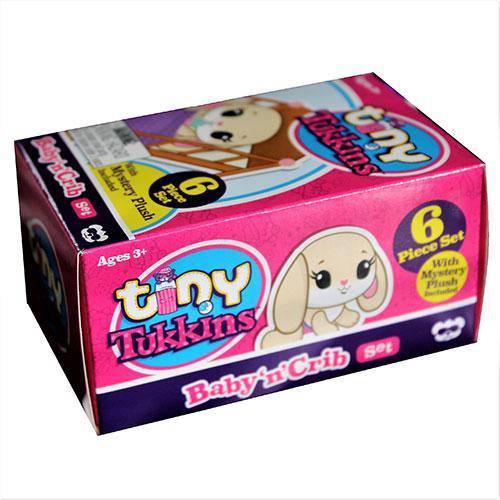 ToyShnip Tiny Tukkins Blind Pack - 6 piece set with Crib, Accessories and a mystery Plush — Toys & Games