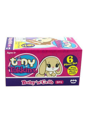 ToyShnip Tiny Tukkins Blind Pack - 6 piece set with Crib, Accessories and a mystery Plush — Toys & Games