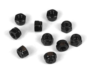 Tekno RC TKR1201 M3 Locknuts (Black, 10pieces) EB48 / SL ET48 NB48 MT410 SCT410