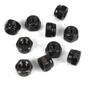 Tekno TKR1202 M4 Locknuts (Black 10pieces) EB48.2 EB48SL ET48 MT410 SCT410