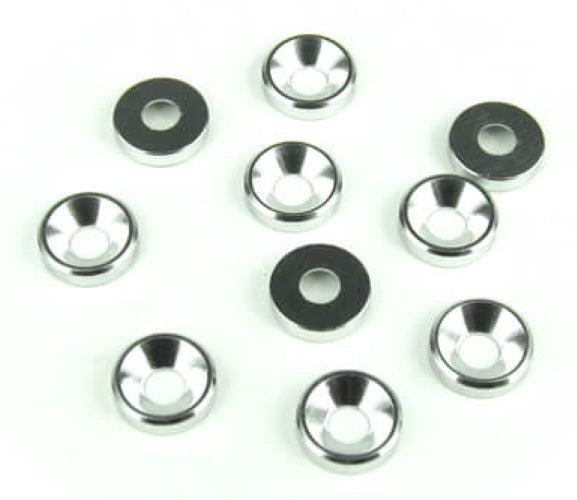 Tekno RC TKR1220 M3 Countersunk Washers (Aluminum Natural 10pieces)