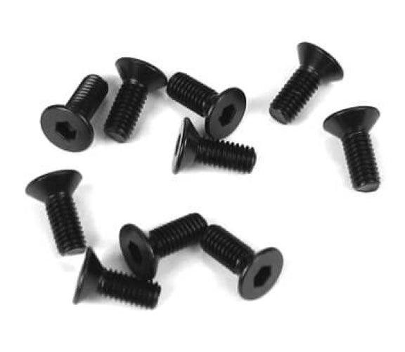 Tekno TKR1322 M3x8mm Flat Head Screws (10pieces) EB410.2 EB48 MT410 NT48.3 SCT410.3