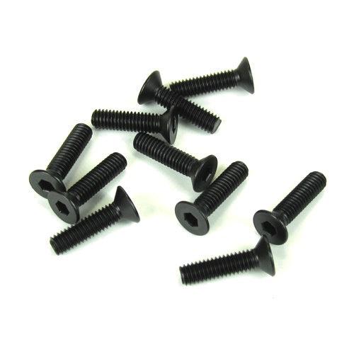 TEkno RC TKR1346 4x15mm Flat Head Screw (10) EB48 SCT410
