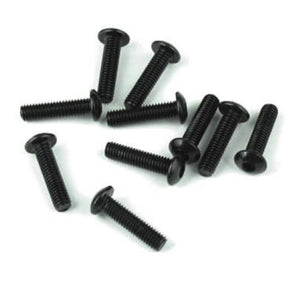 Tekno M3x12mm Button Head Screws (10Pieces) Black EB48.2 EB48SL NB48 SCT410.3