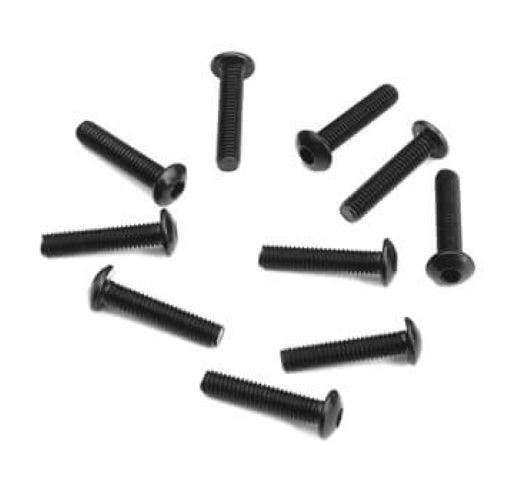 Tekno TKR1405 M3x14mm Button Head Screws (Black, 10pieces) EB410 ET410