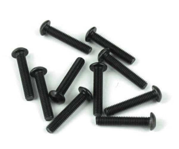 Tekno M3x16mm Button Head Screws Black EB48 EB48SL ET48 MT410 NB48 NT48 SCT410