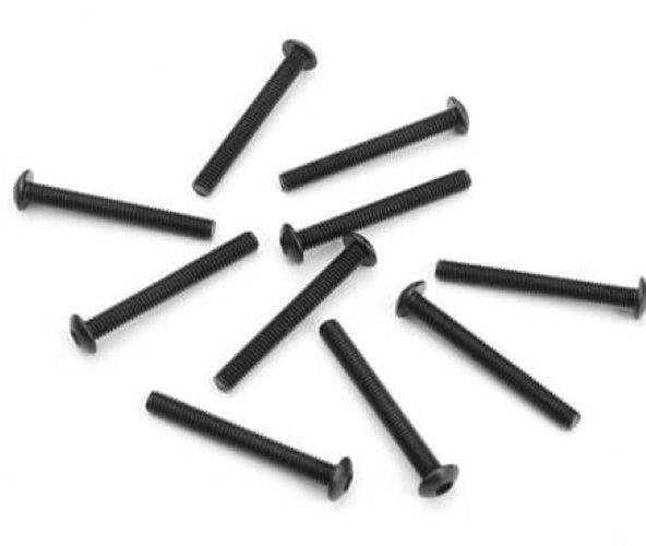 Tekno RC TKR1411 M3x25mm Button Head Screws (10) EB410 EB410.2 ET410 ET410.2