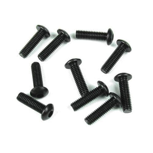 Tekno TKR1444 M4x12mm Button Head Screws (Black 10pieces) EB48 ET48 NB48