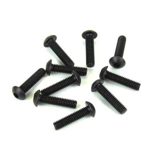 Tekno M4x16mm Button Head Screws (Black, 10pieces) EB48.3 ET48 MT410 NB48 NT48