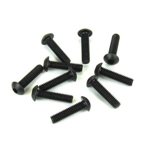 Tekno M4x16mm Button Head Screws (Black, 10pieces) EB48.3 ET48 MT410 NB48 NT48