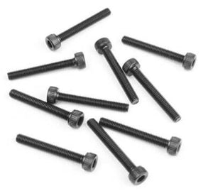 Tekno TKR1534 M3x22mm Cap Head Screws (Black, 10pieces) EB48 ET48 NB48